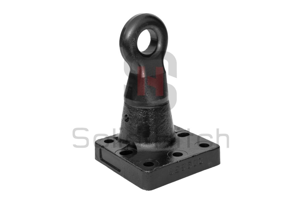 Ucho dyszla rolnicze 50mm, 145x145, obrotowe, piton fix, hitch,