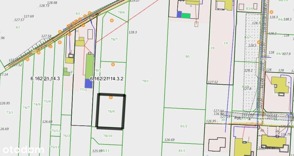 Działka budowlana 657 m² - Widok 5