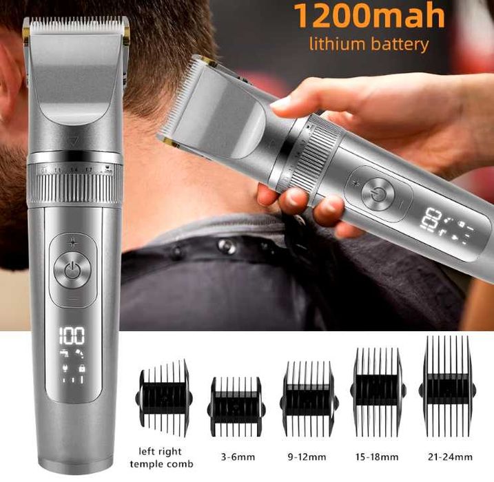 Професійна машинка для стрижки на аккумуляторі Захищена IPX7