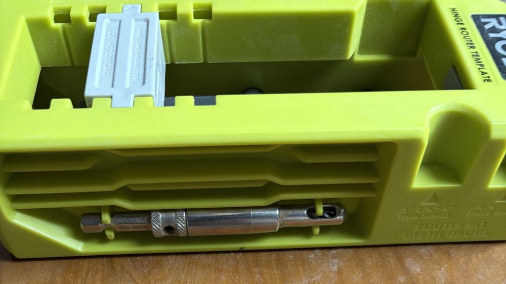 Ryobi Gabarito Instalação Dobradiças Porta Router Template Fresa