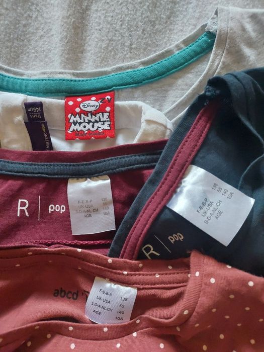 Lote 5 Camisolas Estampadas Menina, 10A