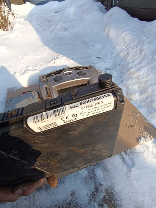 ЕБУ Рено Сценик 1.6 Блок Управления Иммобилайзер Ключ карта Комплект