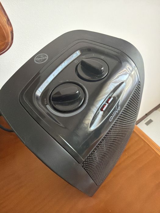 Aquecedor Elétrico Cerâmico Qilive – Compacto e Potente (Como Novo)