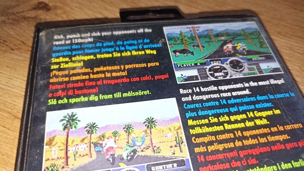 Road Rash Sega Mega Drive kompletna możliwa zamiana