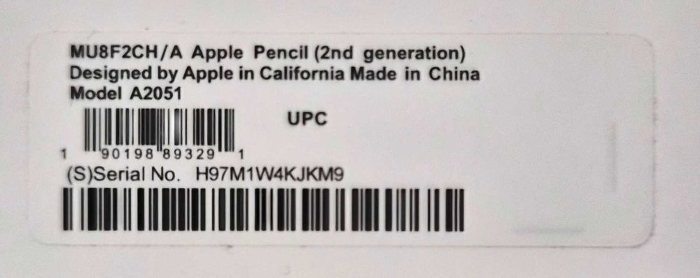 Стилус Apple Pencil (2nd Generation)