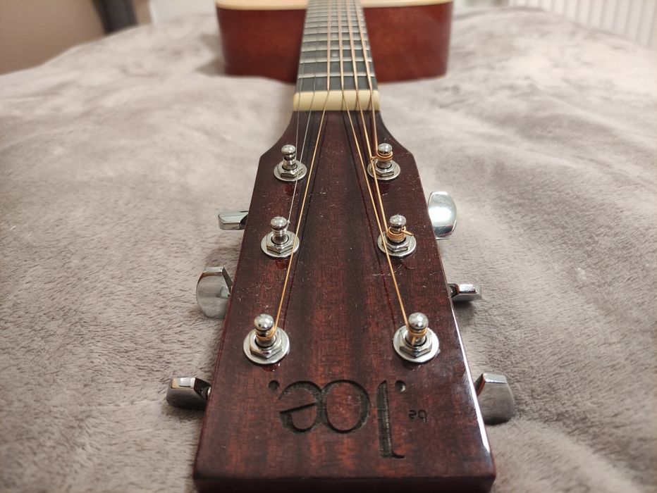Gitara akustyczna Be Joe Bari GA-410S + pokrowiec + tuner + kostki