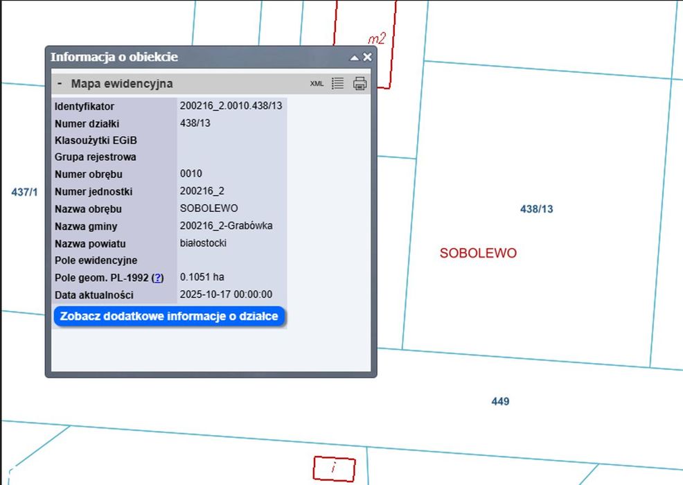 Działka 1050 m² z WZ – 2 km od Białegostoku, wszystkie media