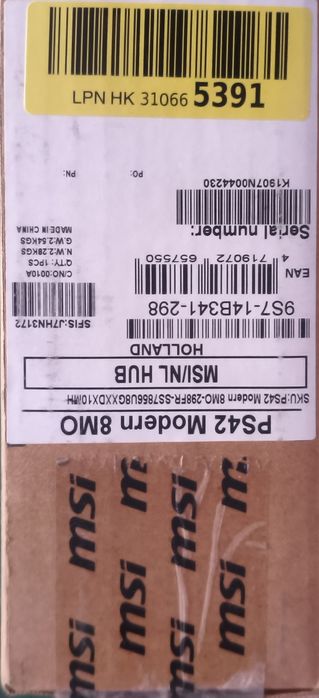 MSI PS42 Modern 8MO-298FR