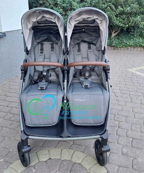 Mast Twin X z regulowaną rączką dla bliźniąt NOWY