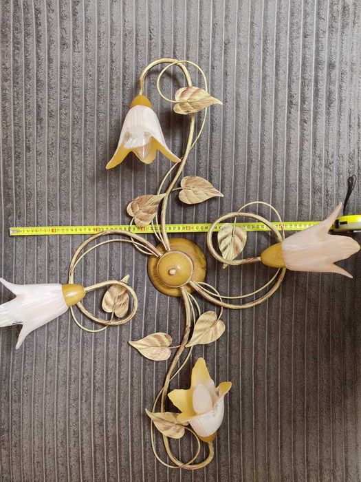 Кована люстра на 4 лампочки