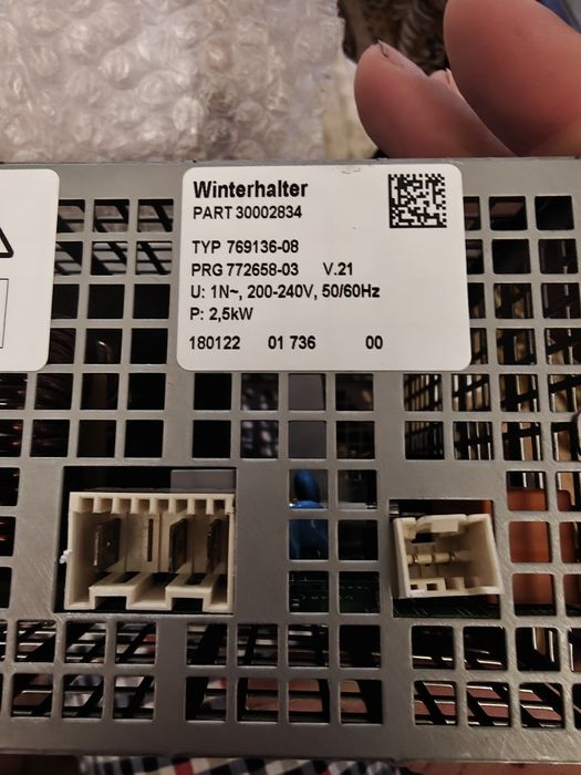 Winterhalter 2834 Przetwornica częstotliwości/falownik 200 V-