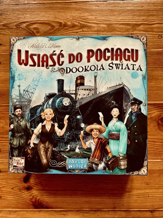 Wsiąść do pociągu - Dookoła świata // Gra planszowa
