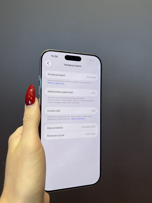 RATY 0% iPhone 16 Pro Max 256 GB BATERIA 91% GWARANCJA 12 miesiecy !!!