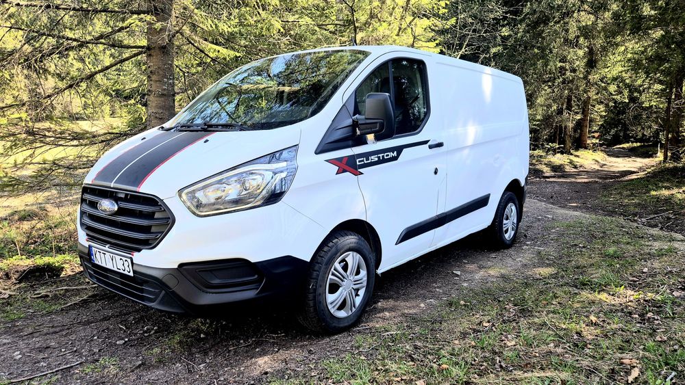 Ford Transit Custom blaszak 3 osobowy 2020r polift 2.0 Ecoblue Uszkodzony