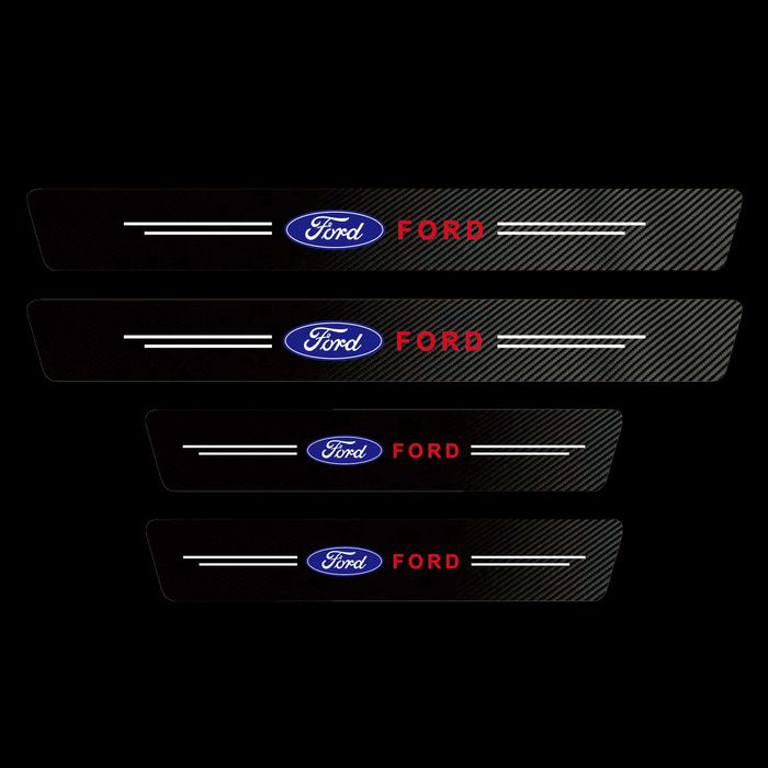 Карбоновые наклейки на пороги Vw,Skoda,Renault,BMW,Audi, другие модели