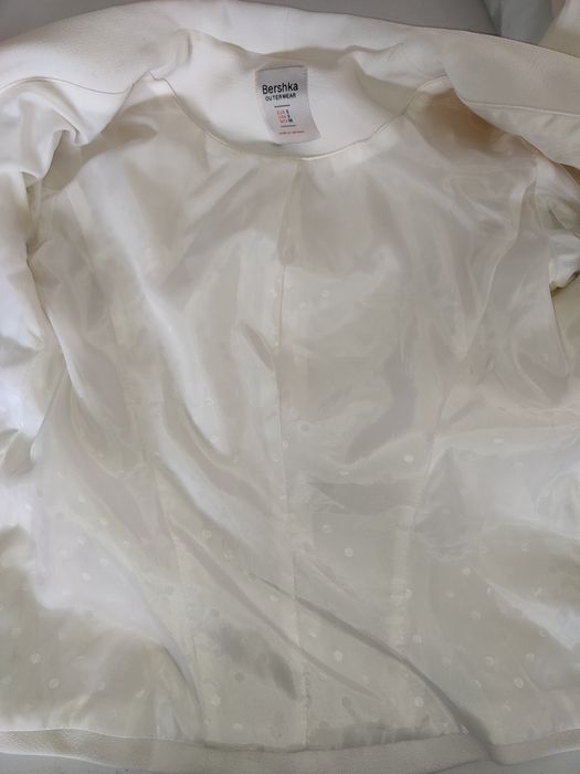 Blazer Branco Bershka