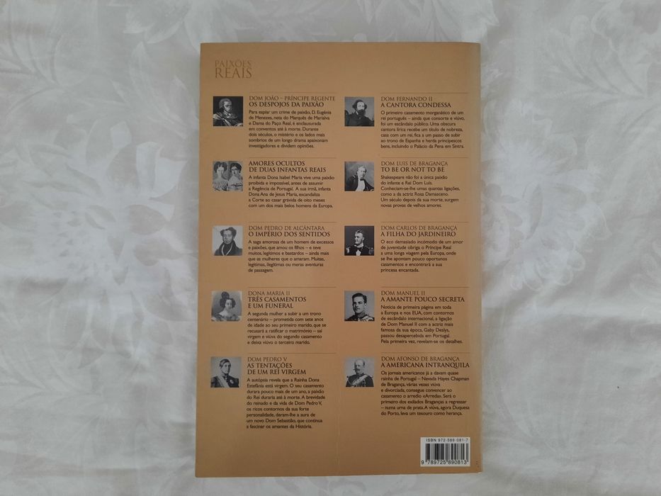 Livro Paixões Reais de Eduardo Nobre