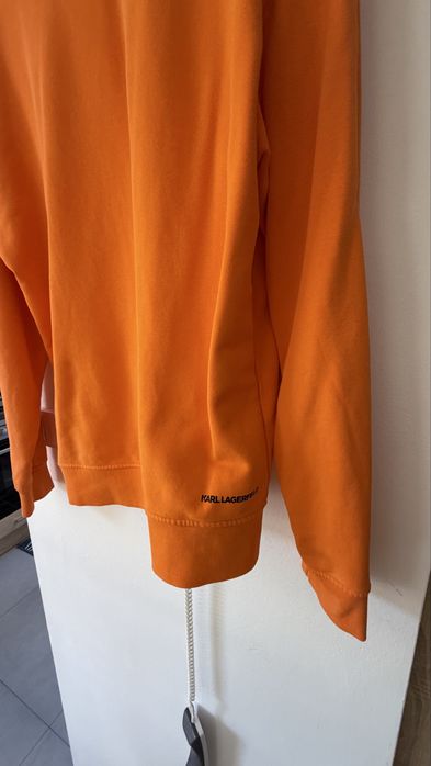 Bluza Karl Lagerfeld – pomarańczowa, rozmiar L