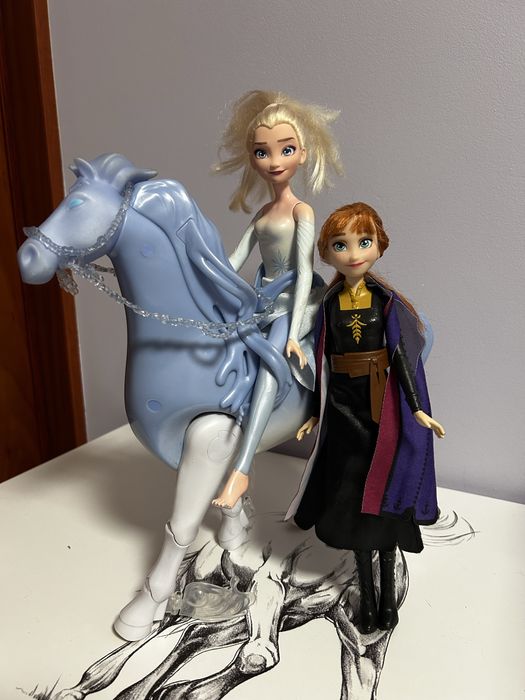 Kraina lodu Anna Elsa i chodzący koń Nokk + gratis