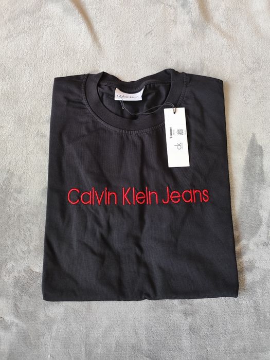 Koszulka męska CK Calvin Klein nowa bawełna czarna