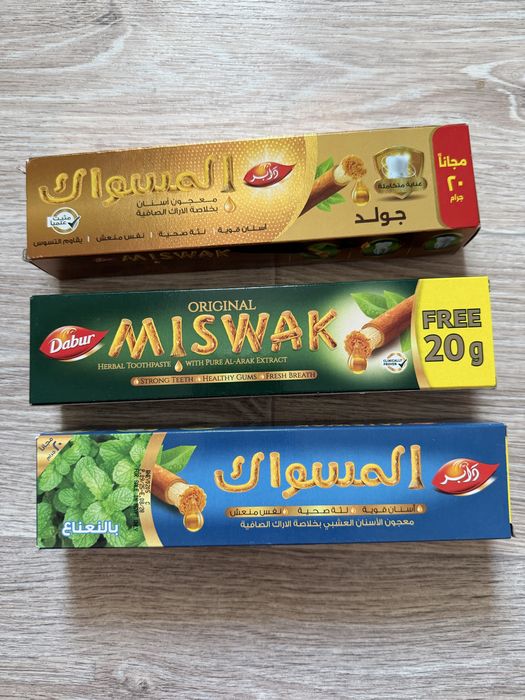 Зубна паста Miswak Єгипет 140 грам оригінал до 2029 року