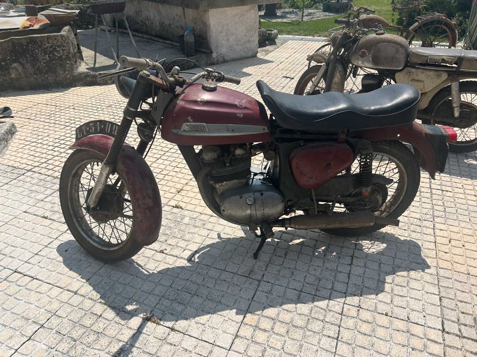 Mota clássica antiga vintage Norton 250 Jubiler