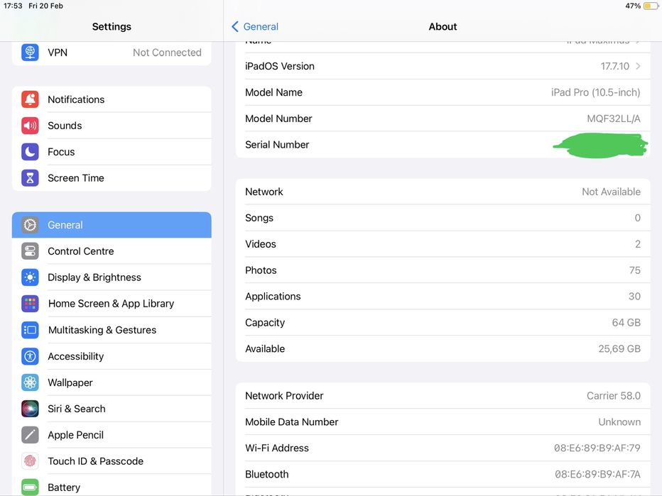 Ipad pro 10,5 + LTE 64Гб, Neverlock