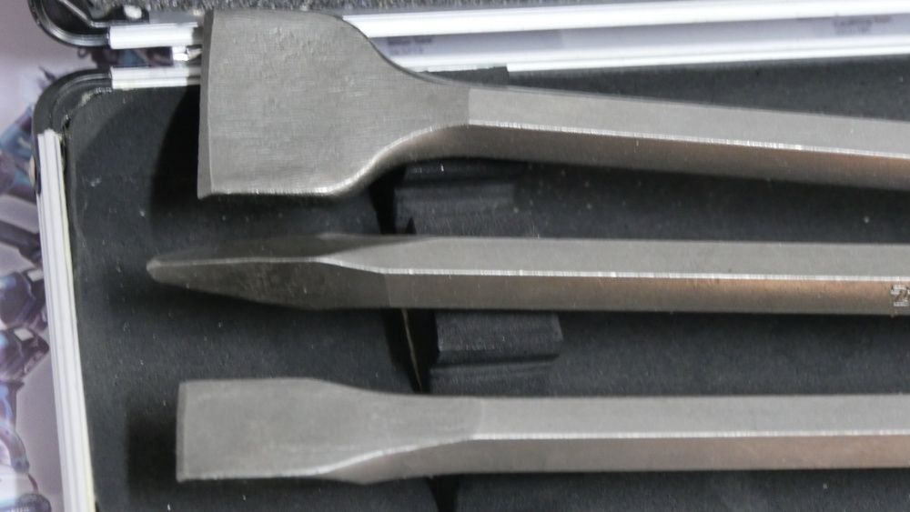 MAKITA dłuta sds plus zestaw dewalt wurth 3szt w walizce