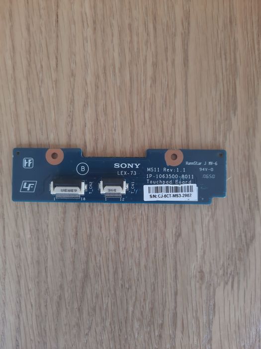 Touchpad Board usado para Sony Vaio VGN-FE31M64553166341379121