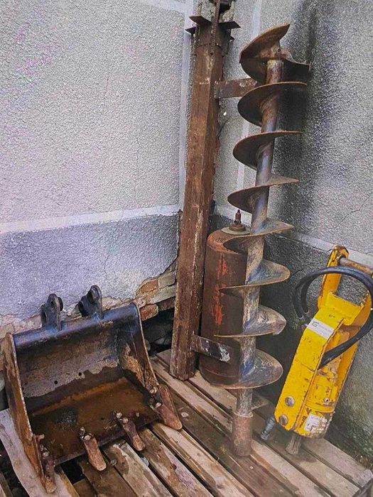 Гідробур гидравлический 300мм з подовжувачем