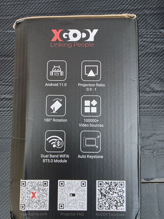Projetor XGODY 5 mini novo