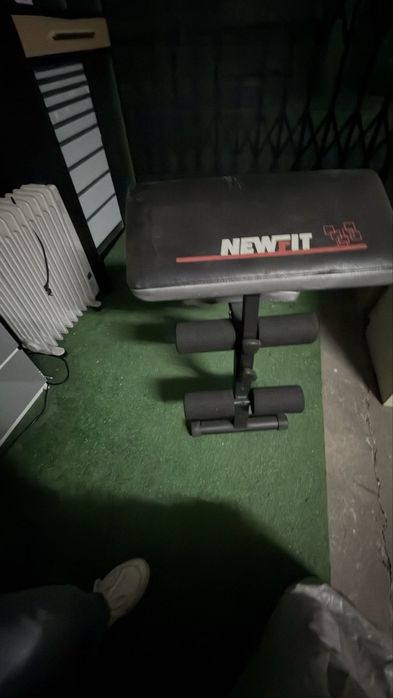 Maquina de musculacao + banco