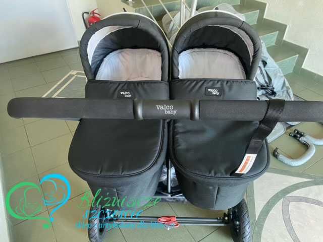 Wózek dla bliźniąt 2w1 Valco KOMIS
