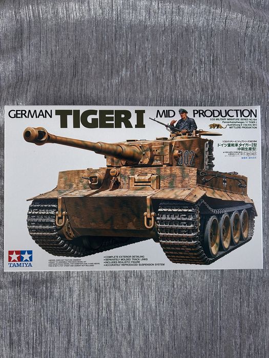 Czołg Tiger l Mid Production model do sklejenia Tamiya 35194