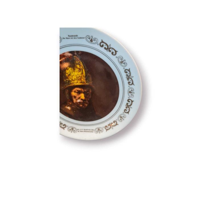 Prato Decorativo Porcelana – Rembrandt | “Der Mann mit dem Goldhelm”