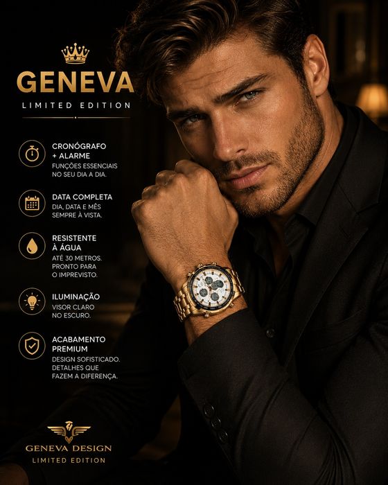 Relógio Geneva para Homem