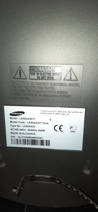 Продам 2 телевизора Samsung 40  требуют ремонта