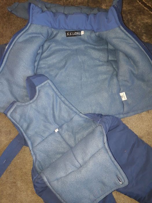 Зимовий комбінезон комплект для хлопчика 68см