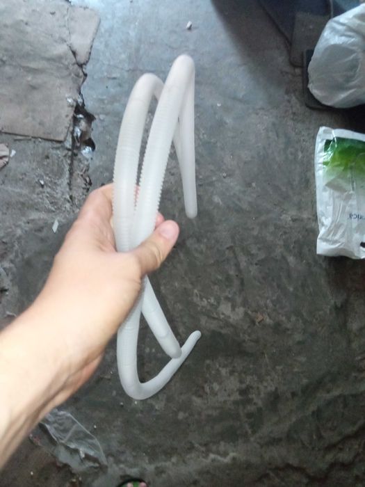 Труба ПВХ гибкая гофр., длина 2м, диаметр 24мм\20мм