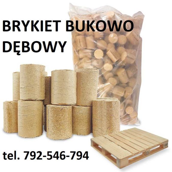 Brykiet drzewny opał opałowe Ogrzewanie drewno   do kotłów i pieców