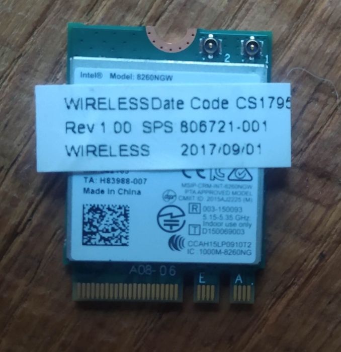 wifi модуль Intel 8290ngw