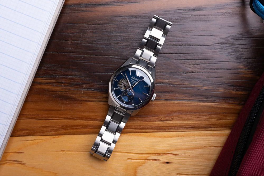 Seiko SPB417J1 Presage Sharp Edged Automatic Open Heart