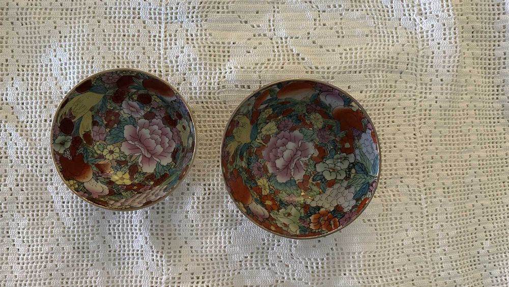 Conjunto de 2 Tigelas em Porcelana Chinesa
