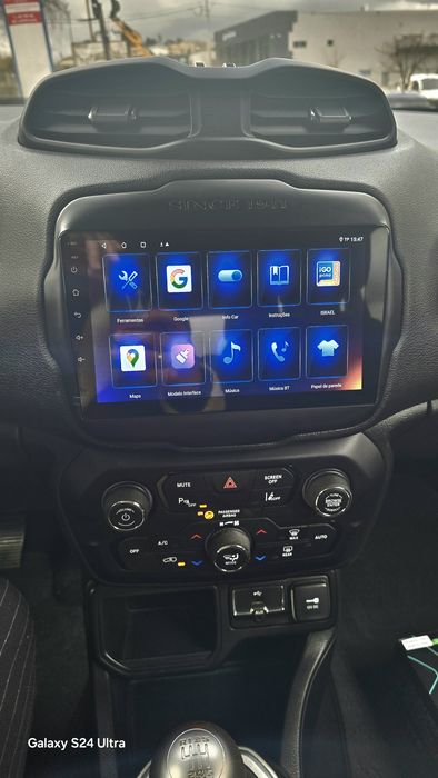 Rádio Jeep Renegade Android 13 com GPS