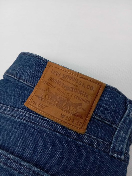 Spodnie jeansowe Levis Lot 502 W30 L32 S