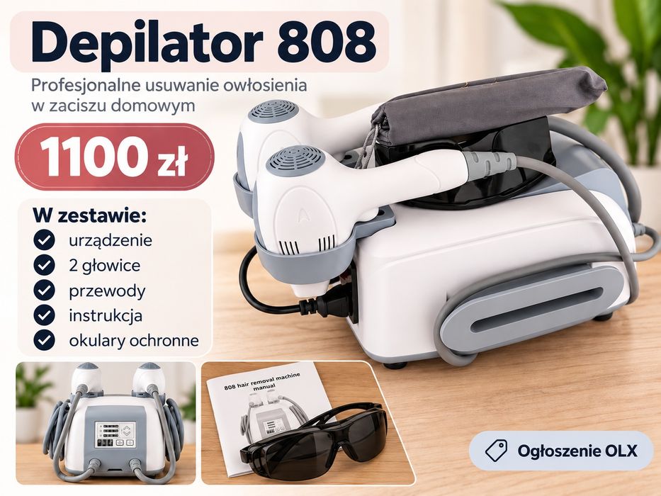 Depilator laserowy
