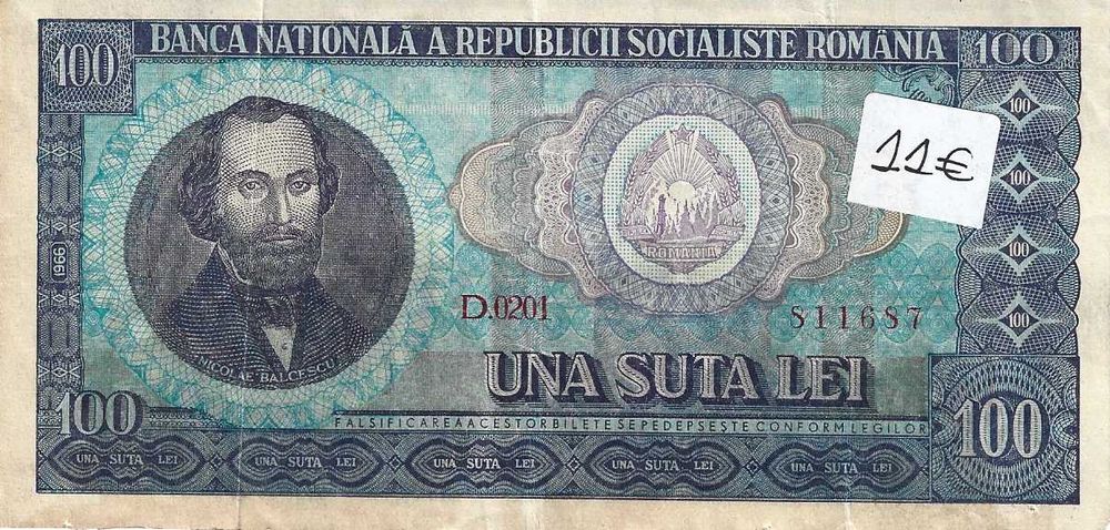 Notas antigas - Roménia