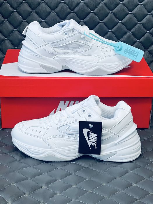 Nike air Monarch Tekno M2K all White кроссовки женские найк монарх