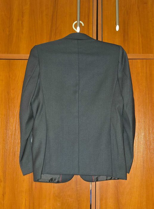 Garnitur chłopięcy 5-częsciowy + alba komunijna 145 cm