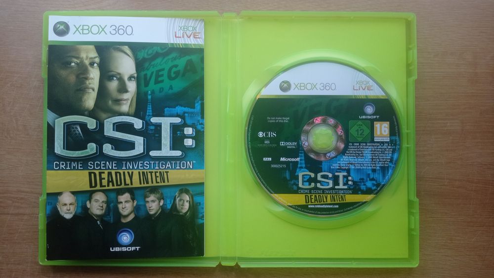Xbox 360 CSI: Deadly Intent